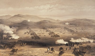 Charge van de Lichte Brigade onder Generaal-majoor de Graaf van Cardigan, 1855 door William Crimea Simpson